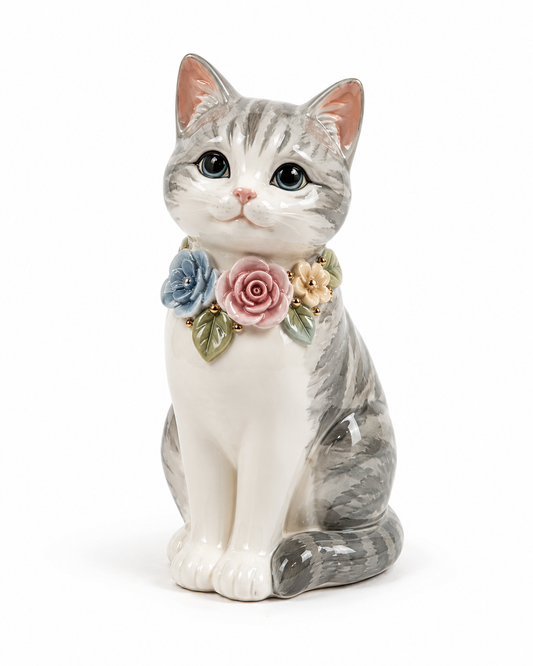 Ceramic Cat Ornament