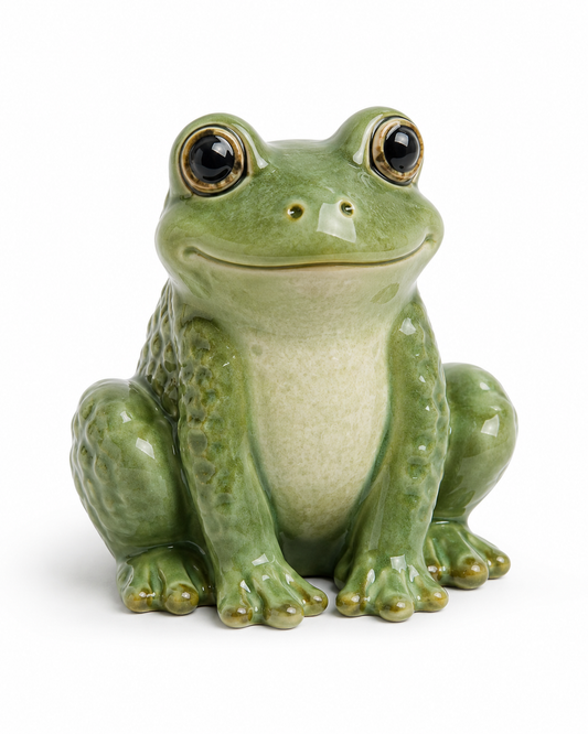 Ceramic Frog Figurine