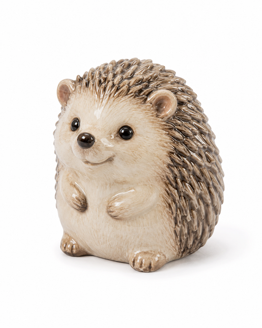 Ceramic Hedgehog Figurine